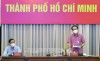 Bí thư Thành ủy TPHCM Nguyễn Văn Nên phát biểu tại hội nghị
