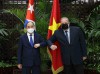 Chủ tịch nước Nguyễn Xuân Phúc hội kiến với Thủ tướng Cuba Manuel Marrero Cruz