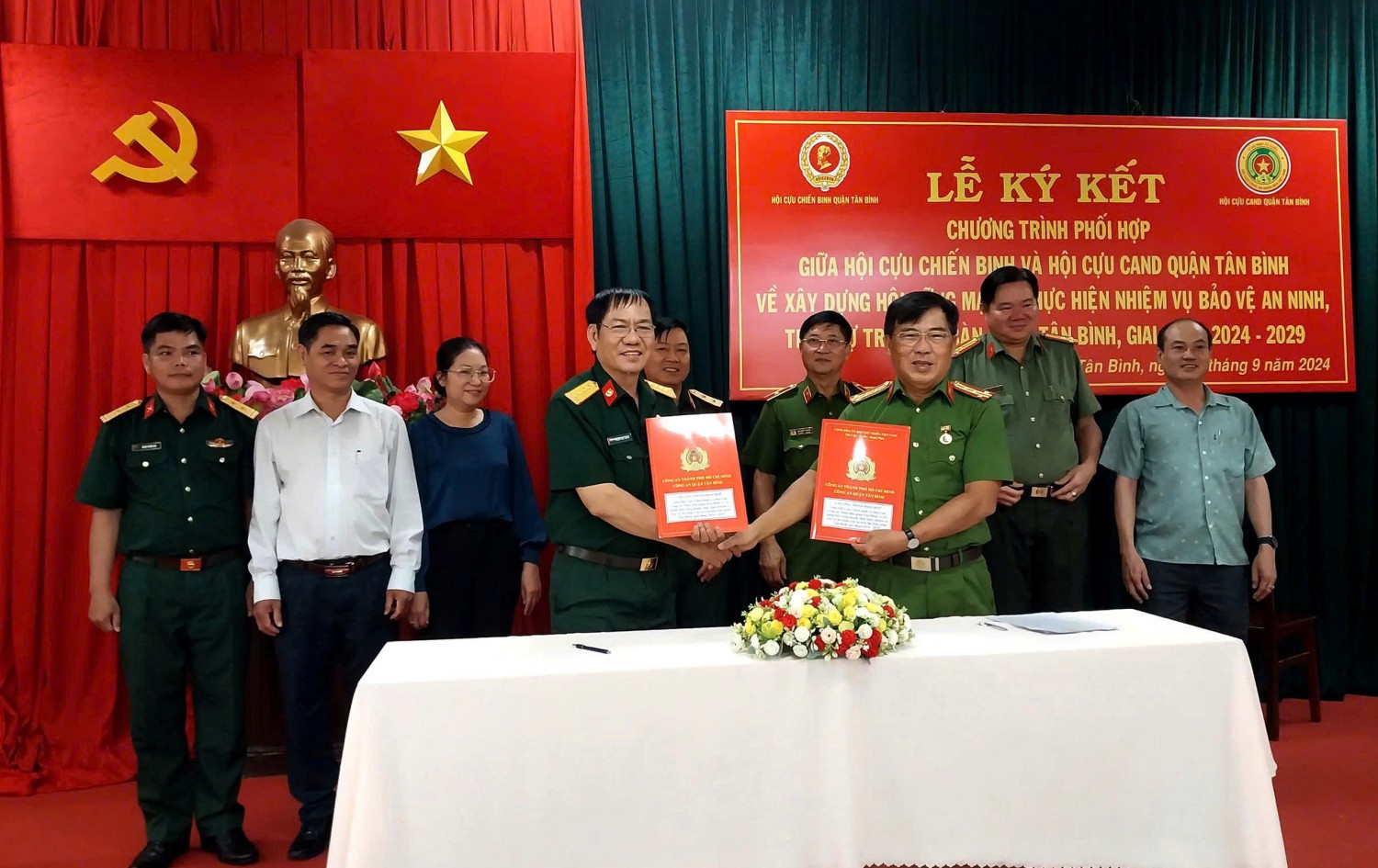 Ký kết giữa Cựu Chiến binh và Cựu Công an